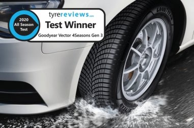 Goodyear em primeiro lugar nos testes de pneus para todas as estações da Tyre Reviews