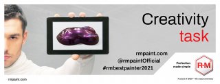 A R-M lança um desafio de design para a  Final Internacional do Best Painter Contest, a ser realizado em 2022