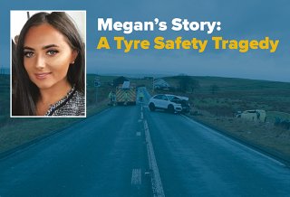 A história de Megan lembra-nos a todos a importância da segurança dos pneus