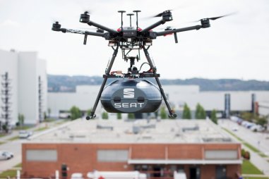 A SEAT e o Grupo Sesé conectam-se através de drones